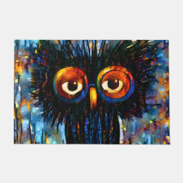 ブリリアントワイズフクロウ ドアマット