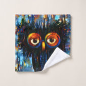 ブリリアントワイズフクロウ バスタオルセット (ウォッシュタオル)