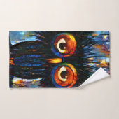 ブリリアントワイズフクロウ バスタオルセット (ハンドタオル)