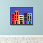 ブリリアント建物キャンバス印刷 キャンバスプリント (インサイチュ (ウッドフロア))