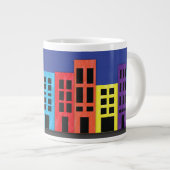 ブリリアント建物ジャイアントコーヒーマグ ジャンボコーヒーマグカップ (正面右)