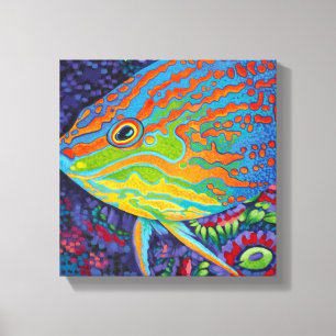 ブリリアント·トロピカル·フィッシュI キャンバスプリント