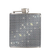 ブリリアント·フラスコ、グリッター·フラスコ、白い結晶 フラスク (正面)