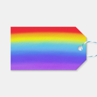 ブリリアント/レインボー淡い色のバイライジングドーブファインアート ギフトタグ