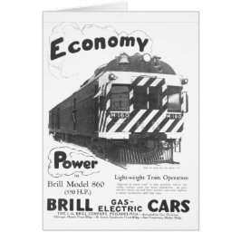 ブリルの軽量の旅客列車1932年