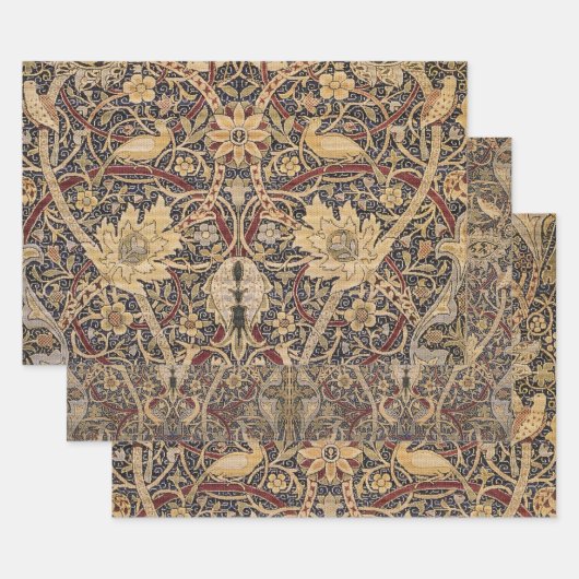 ブリルスウッドラッピング紙フラットシートセット3 ラッピングペーパーシート (セット)