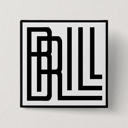 ブリル 缶バッジ (正面)