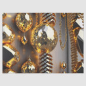 ブリンク!美しいカオスジュエリーの金ゴールド 薄葉紙 (正面)