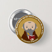 ブリンジシの聖ローレンス 缶バッジ (正面&裏面)