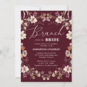 ブリンツザブライドワイルドフラワーブライダルシャワー 招待状 (正面)