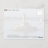 ブリンディシシーポートライトハウス ポストカード (裏面)