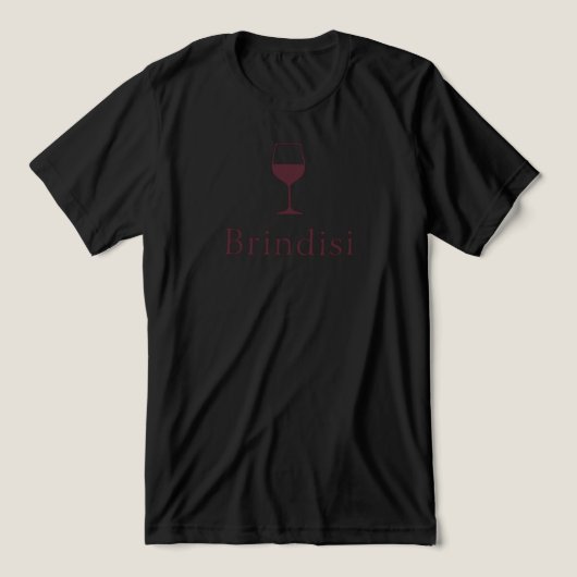 ブリンディジTシャツ トライブレンドTシャツ (デザイン正面)