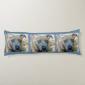 ブリンドルピットブルパピーby Shirley Taylor ボディピロー (裏面)