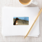 ブリンドルボクサー犬住所 シール (インサイチュ)