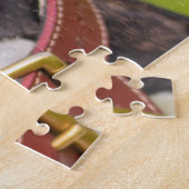 ブリンドル·ボクサー·ワンピー犬 ジグソーパズル (側面)