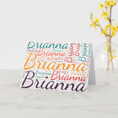 ブリンナ カード (黄色い花)