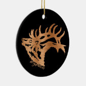 ブリンブルエルクセラミックオーナメント セラミックオーナメント (右)