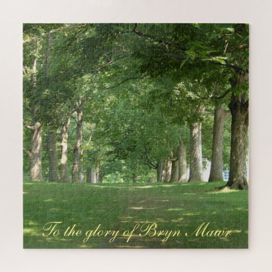 ブリンマーのシニア列の木の栄光へ ジグソーパズル (横)