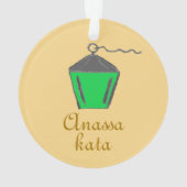 ブリンマーランタングリーンアナサカタ金ゴールド オーナメント (裏面)