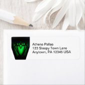 ブリンモーールフクロルランタン差出人住所ラベル ラベル (インサイチュ)