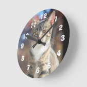 ブリン ラウンド壁時計 (傾斜)