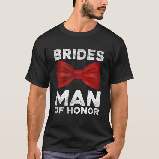 ブリーおもしろいドマン結婚ブライダルパーティ引用文 Tシャツ (正面)