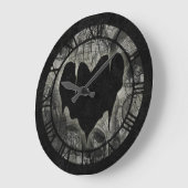 ブリークハート ラージ壁時計 (傾斜)