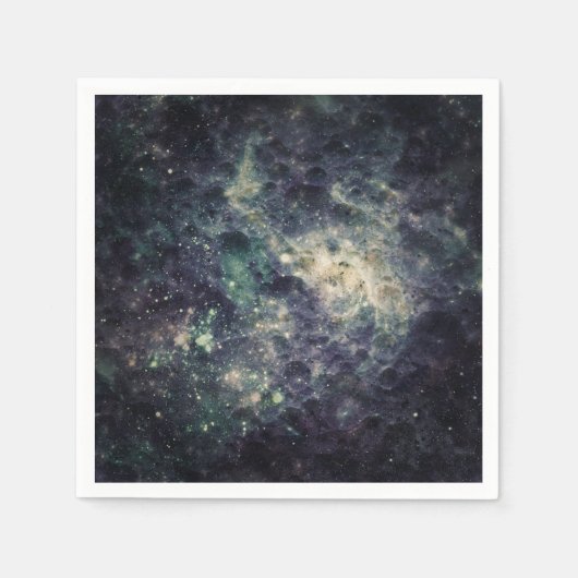 ブリーク銀河系宇宙ロックバースデーパーティー スタンダードカクテルナプキン (正面)