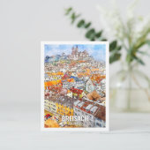 ブリーザックドイツ旅行プレイスウォーターカラー ポストカード (スタンド正面)