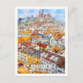 ブリーザックドイツ旅行プレイスウォーターカラー ポストカード (正面)