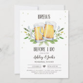 ブリーズウィーリハーサルディナー招待状コード 招待状 (正面)