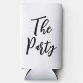 ブリーズメイドザパーティーバチェロレッテ週末編み スリム缶クーラー (正面)