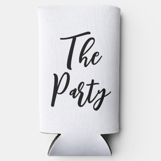 ブリーズメイドザパーティーバチェロレッテ週末編み スリム缶クーラー (正面)