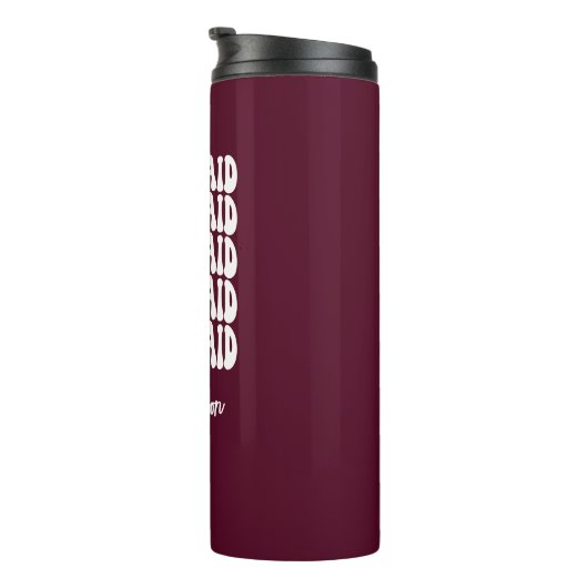 ブリーズメイドバーガンディーピンクレトロカスタムバチェロレッテ タンブラー (回転右)