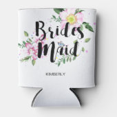 ブリーズメイドピンクフローラウォーター結婚カラー 缶クーラー (正面)