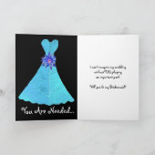 ブリーズメイド招待状パープルガウン 招待状 (内部)