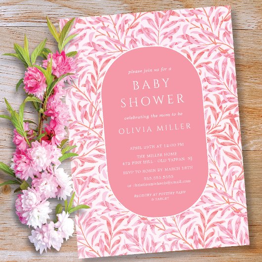 ブリーズリーフベビーシャワー招待状 招待状