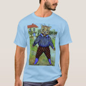 ブリーチを着る猫byルイワーイン tシャツ (正面)