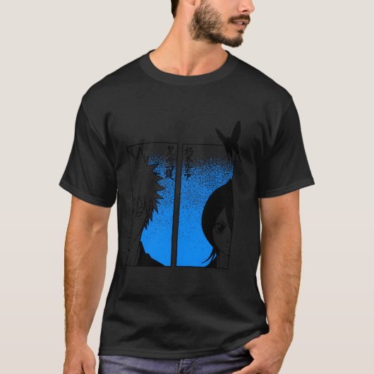 ブリーチイシゴルキア半顔 Tシャツ (正面)