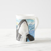 ブリーチングオルカ古地図 ボーンチャイナマグカップ (正面右)