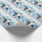 ブリーチングオルカ古地図 ラッピングペーパー (角)