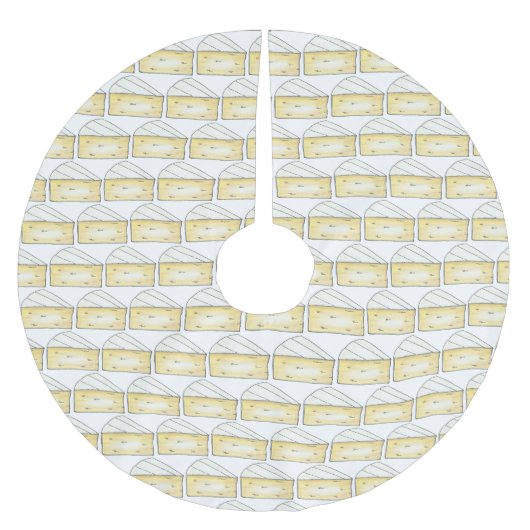 ブリーチーズウェッジフランスのカクテルパーティー ブラッシュドポリエステルツリースカート (正面)