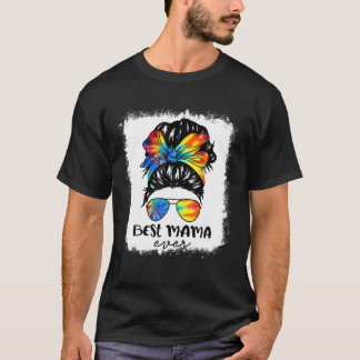ブリーチ最高のママエバー絞り染めメッシーバンヘアモテ Tシャツ