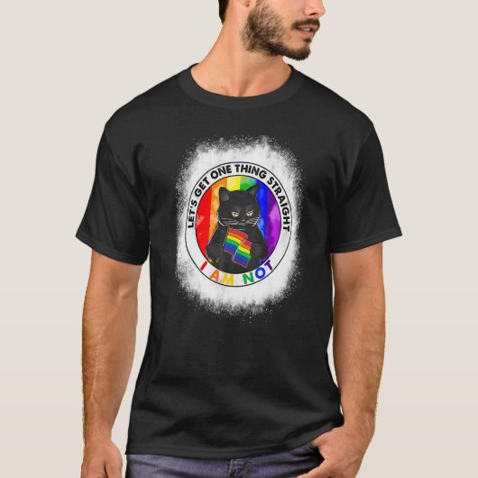ブリーチ Let's Get One Thing Straight 黒猫 Lg Tシャツ (正面)