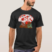 ブリーディング・トゥース・マッシュルームでの釣り Tシャツ (正面)
