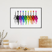 ブリードギターズのポスタープリント ポスター (キッチン)