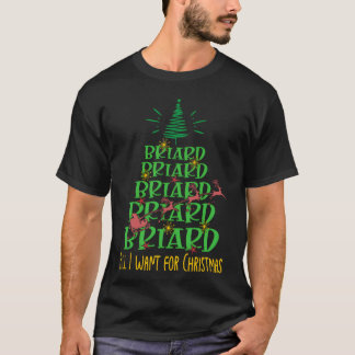 ブリードクリスマスドッグはクリスマスの友人を育てる Tシャツ