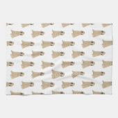 ブリードドッグパターン キッチンタオル (横)