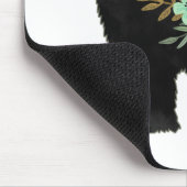 ブリードドッグブリードボホフローラシルエット マウスパッド (コーナー)