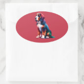 ブリードドッグ 楕円形シール (バッグ)